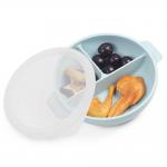 Leak Proof Silicone Feeding Bowl With Lid Suction Bowl Weaning for sale