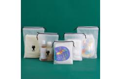 China 15cm*20cm Drawstring Plastic Bag Waterproof 50-200microns Thickness supplier