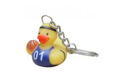 China Professional Customized PVC Assorted Mini Rubber Duck Keychains Soft Feeling supplier