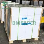 80LBS 100LBS Matte Text C2S White Paper Long Grain For Brochures Printing for sale