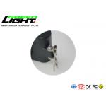 USB Charging 85LUM IP67 1.67W 6000lux LED Miners Cap Lamp
