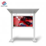 Outdoor TV 86 IP55 Waterproof A+ LCD Digital Signage Shelter design for sale