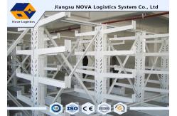 China Durable Double Sided Cantilever Steel Rack Plastic Powder Coating For Warehouse supplier