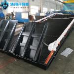 Hydraulic Dock Ramp Loading And Unloading Goods From Trucks 12 Months Warranty