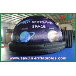 ROHS Full Print With Start Inflatable Planetarium Dome Tent For Movie Projection