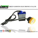 CREE Chips LED Miners Cap Lamp 15000lux Adopt 6.6Ah Rechargeable Lithium Battery