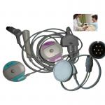 Twins Fetal Transducer  4 In 1 Medical Doppler Monitor Ultrasound Probe Goldway 7 Pin for sale