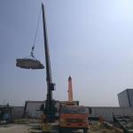 Rotation 360 Degree Marine Hydraulic Crane Telescopic Boom With Safety System