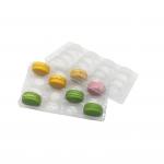 PVC 16 Pcs Macaron Blister Tray Transparent Macaron Display Tray for sale