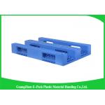 Double Sides 4 - Way Stackable Plastic Pallets , Plastic Skids Pallets 1200 X 1000mm