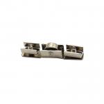 Adjustable Modern Glass Cabinet Sliding Wheel For Hotels / Apartments for sale