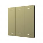Home 24V DC Knx Wall Switch , Multi Gang Knx Push Button Switch