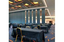 China Museum Sliding Folding Partition Room Divider System For Hotel supplier