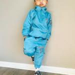 Custom Logo Half Zipper Children Clothing Sets Boys Pullover Hoodies Kids Windbreaker Jogging Suit Tracksuits Stacked Sweatpants for sale