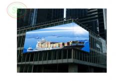 China Popular high configuration outdoor P 8 LED billboard mounted on the wall supplier