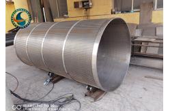 China 2175mm SS304 Wedge Wire Screen Cylinder 250μM For Wastewater Treatment supplier