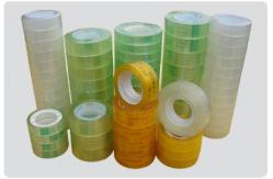 China Clear Bopp Stationery Tape 18mm Strong Adhesive Low Noise Supplier supplier