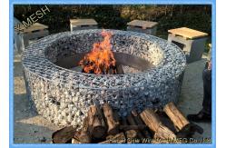 China 5mm Wire Gauge Welded Gabion Baskets Silver Galfan For Architectural Cladding supplier