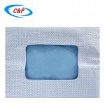 Blue Surgical Lithotomy Drape Sheets 40 X 48 Customized For Medical