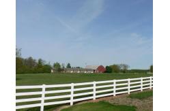 China Weather Resistant White PVC vinyl horse fence 2 Rails 3 Rails supplier