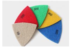 China 3 Inch Triangular Diamond Polishing Pads Electroplated Sanding Pad For Multi Tool supplier