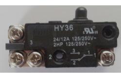 China Micro Electric Power Switch , Black Round Cap Push Button Power Switch AC supplier