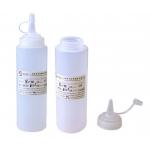 White PP Tomato Sauce Cooking Oli Bottle , Good Oil Resistance for sale