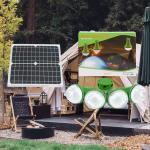 CE 5200mah Waterproof Solar Garden Light Mono Solar Panel Home Lighting