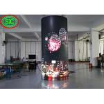 Flexible P6 Indoor Full Color LED Display,  Customized Size Commercial Advertisements Screen for sale