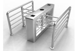 China Anti Reverse Half High Turnstile LED Indicator IP55 Waist High Turnstile supplier