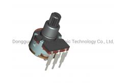 China RV16801NS Rotary Potentiometer Round Shape Vertical Mounting With Rotary Switch supplier