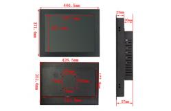 China 19 Industrial Touch Screen PC Panel IP65 Waterproof Plastic Frame supplier