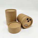 Kraft Paper Sieve Hole Round Tube Packaging Salt Loose Powder for sale