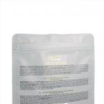 Coffee Powder Flat Bottom Bag Heat Seal Easy Tear Custom Zipper Pouch