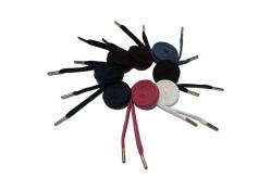 China Custom Twisted Sneaker Designer Shoestrings Shoelaces For Hoodie Drawstring With Metal Tips supplier