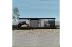 China 8.5 Meter Space Capsule House Prefabricated Pod Homes Wind Resistance supplier