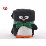 Optional Pattern Organic Swaddle Blankets , Swaddle Animal Blanket Smooth Flannel Fleece Plush