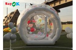 China 0.6mm PVC Bubble Bounce House Room Inflatable Clear Domes Customize supplier
