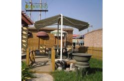 China Open Air  Double Sided Awning Independent Garden Restaurant Retractable Awning supplier