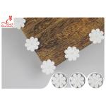 Original Cotton Small Flower Lace Collar Applique With DTM Dyeing