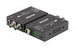 China 3G SDI Fiber Optic Converter With Tally, RS485, SFP Module supplier