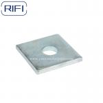 M8 Square Plate Unistrut Compatible Strut System Fitting Zinc Plated One Hole for sale