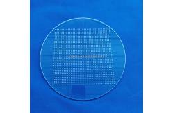 China Factory Custom Ultra Violet High Purity Laser Perforated Quartz Glass Sheet supplier