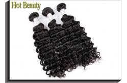 China 100% Unprocessed Virgin Peruvian Hair Extensions 5A Curly Hair Deep Wave supplier
