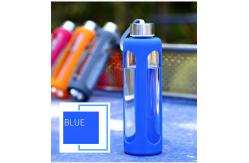China Safe Leak Proof Reusable Water Bottles Eco Friendly With Silicone Sleeve supplier
