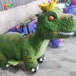 Shopping Center Plaza Dinosaur Electric Ride On With Music CE standard for sale