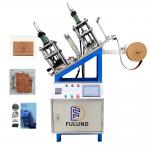 PLC Automatic Heat Transfer Machine PU Leather Label Embossing Machinery for sale