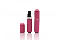 China Cosmetic Refillable Perfume Bottle Aluminum Outside Parfum Pump With 5ml supplier