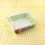 Biodegradable Bakery Packaging Box Bread Cake Kraft Paper Food Container for sale