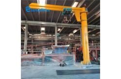 China 3-ton Capacity Steel Jib Crane With Electric Hoist And Customizable Lift Height supplier